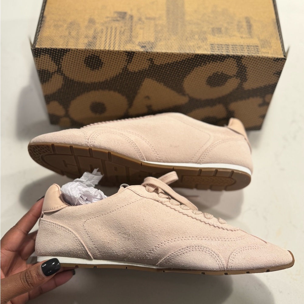 Coach women’s Blush Flat Sneakers - Picture 2 of 9